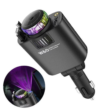 5 in 1 Straight Car Charger