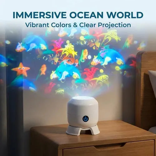 Dynamic Rotating LED Projector Light