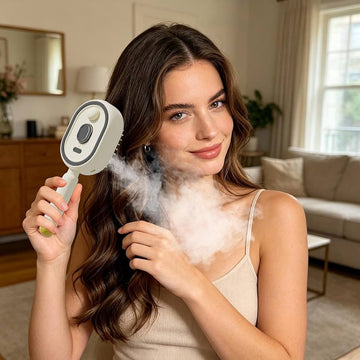 Steam Brush | Rechargeable Detangling Tool with Oil