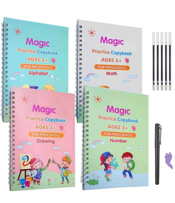 Magic Practice Copybook Set (4 Books)