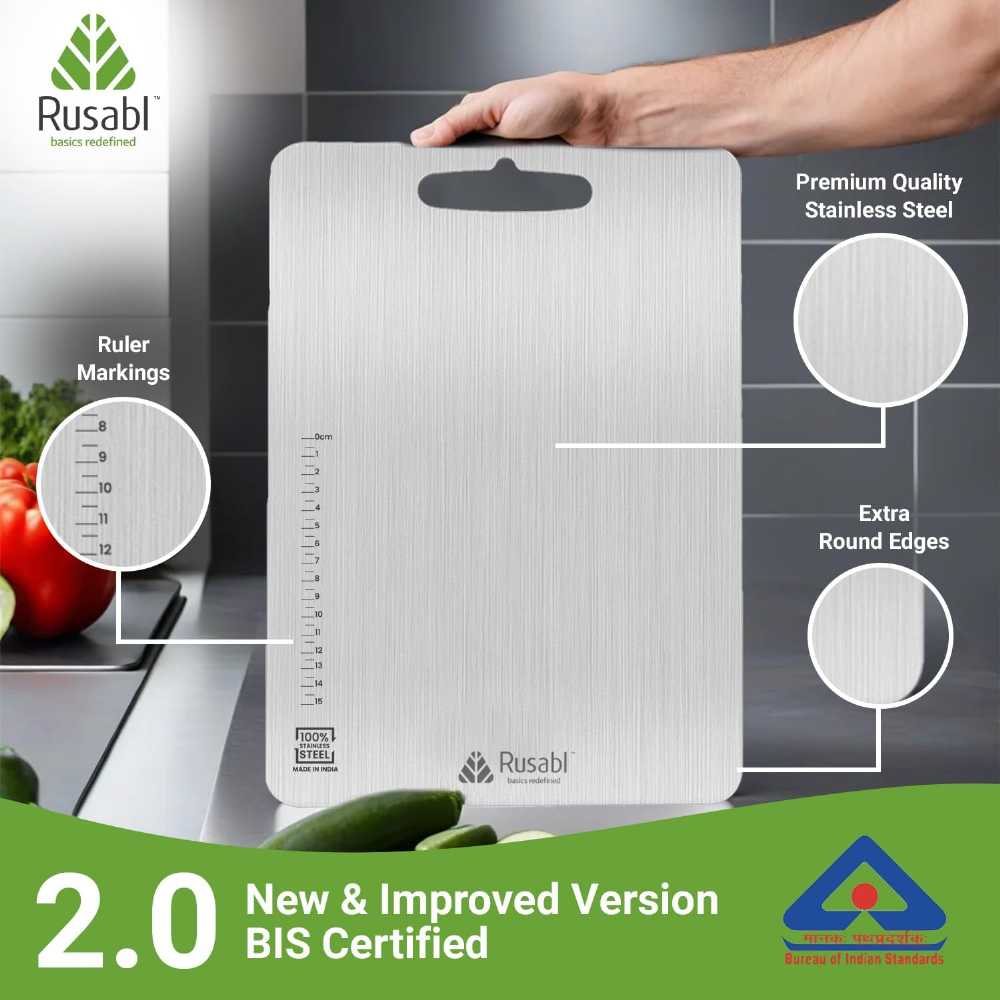 Stainless Steel Chopping Board for Kitchen